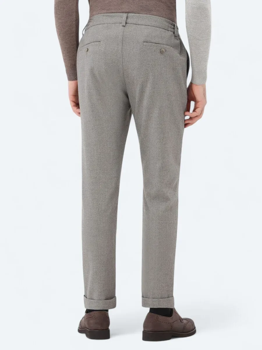 Mink Weaving Jogging Fit Casual Trousers - 4
