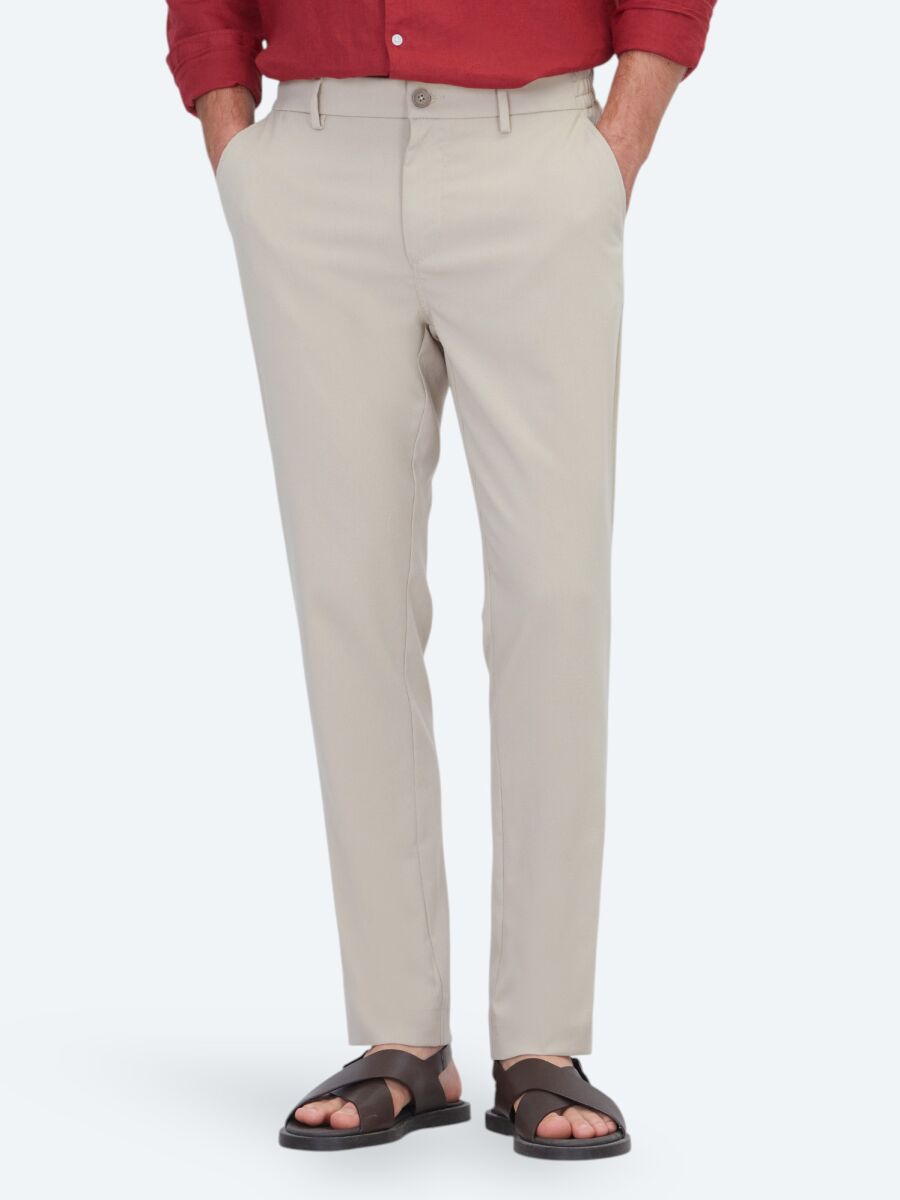 Mink Weaving Jogging Fit Casual Trousers - 2