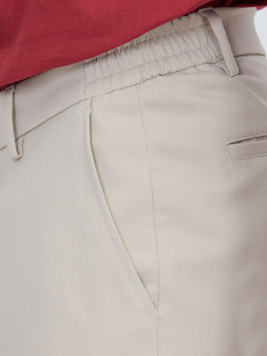 Mink Weaving Jogging Fit Casual Trousers - 4