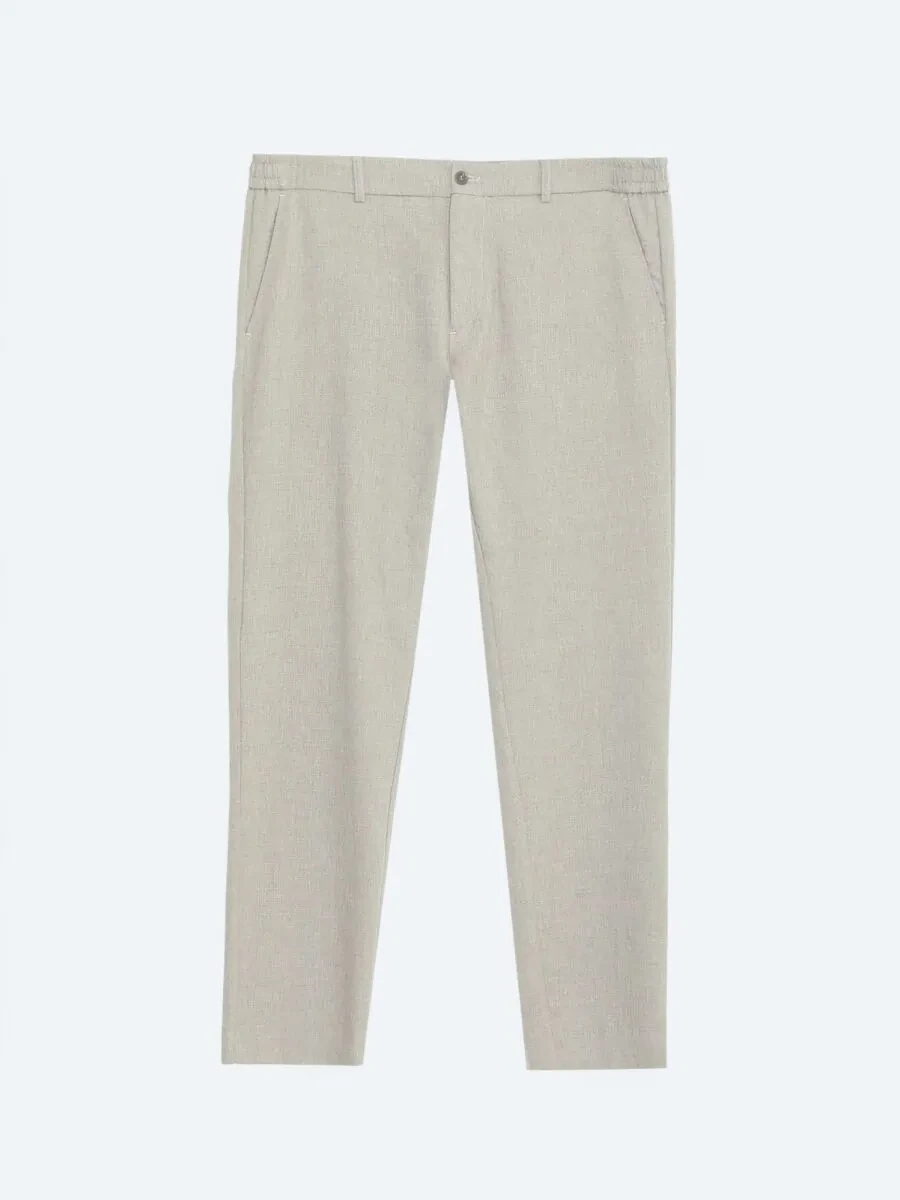 Mink Weaving Jogging Fit Casual Trousers - 1