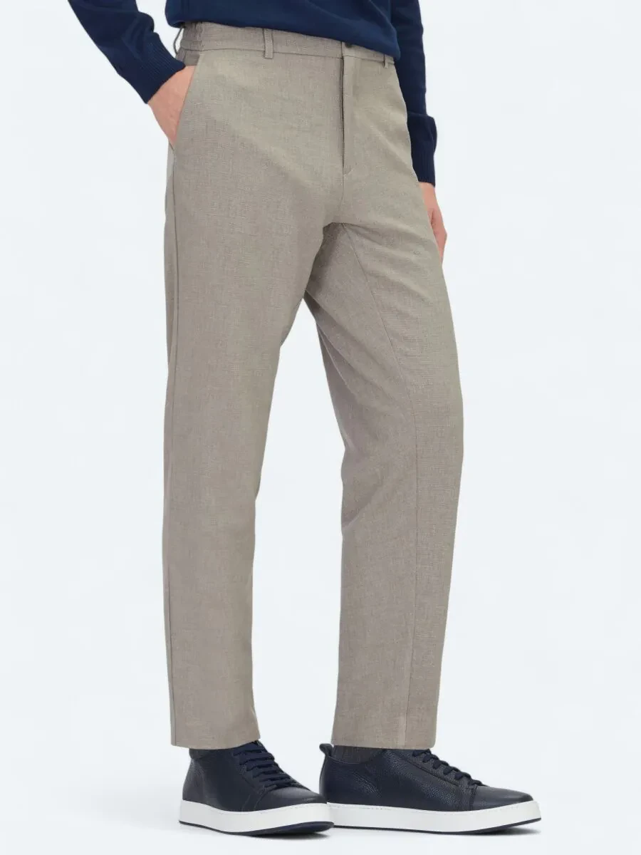 Mink Weaving Jogging Fit Casual Trousers - 2