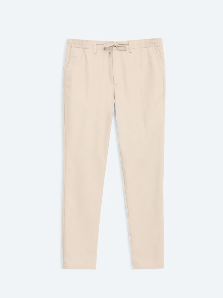 Mink Weaving Jogging Fit Casual Trousers 