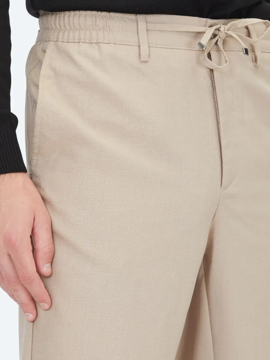 Mink Weaving Jogging Fit Casual Trousers - 4