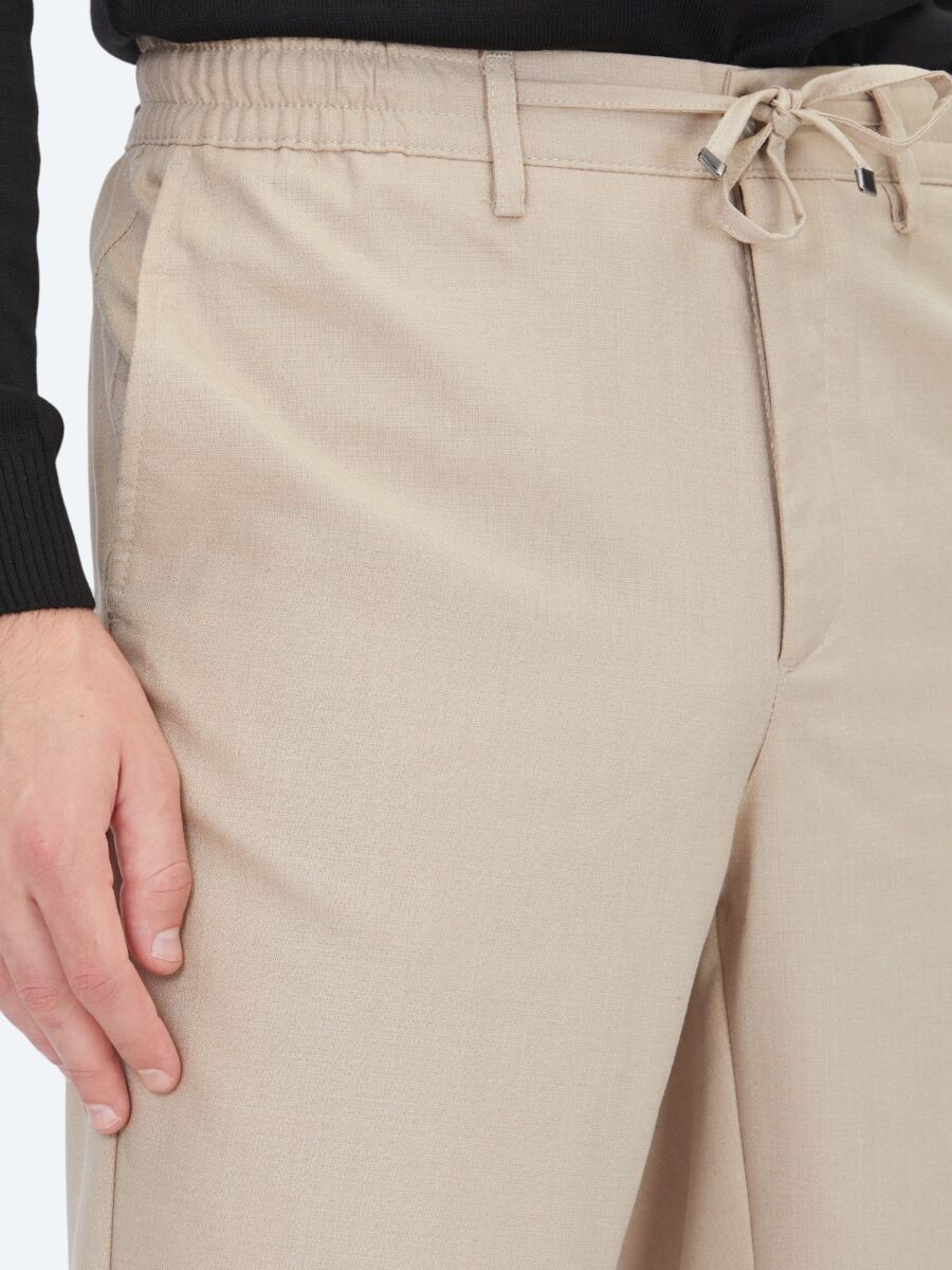 Mink Weaving Jogging Fit Casual Trousers - 4