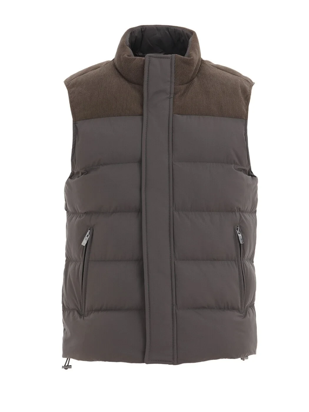 Mink Weaving Puffer Vest - 7