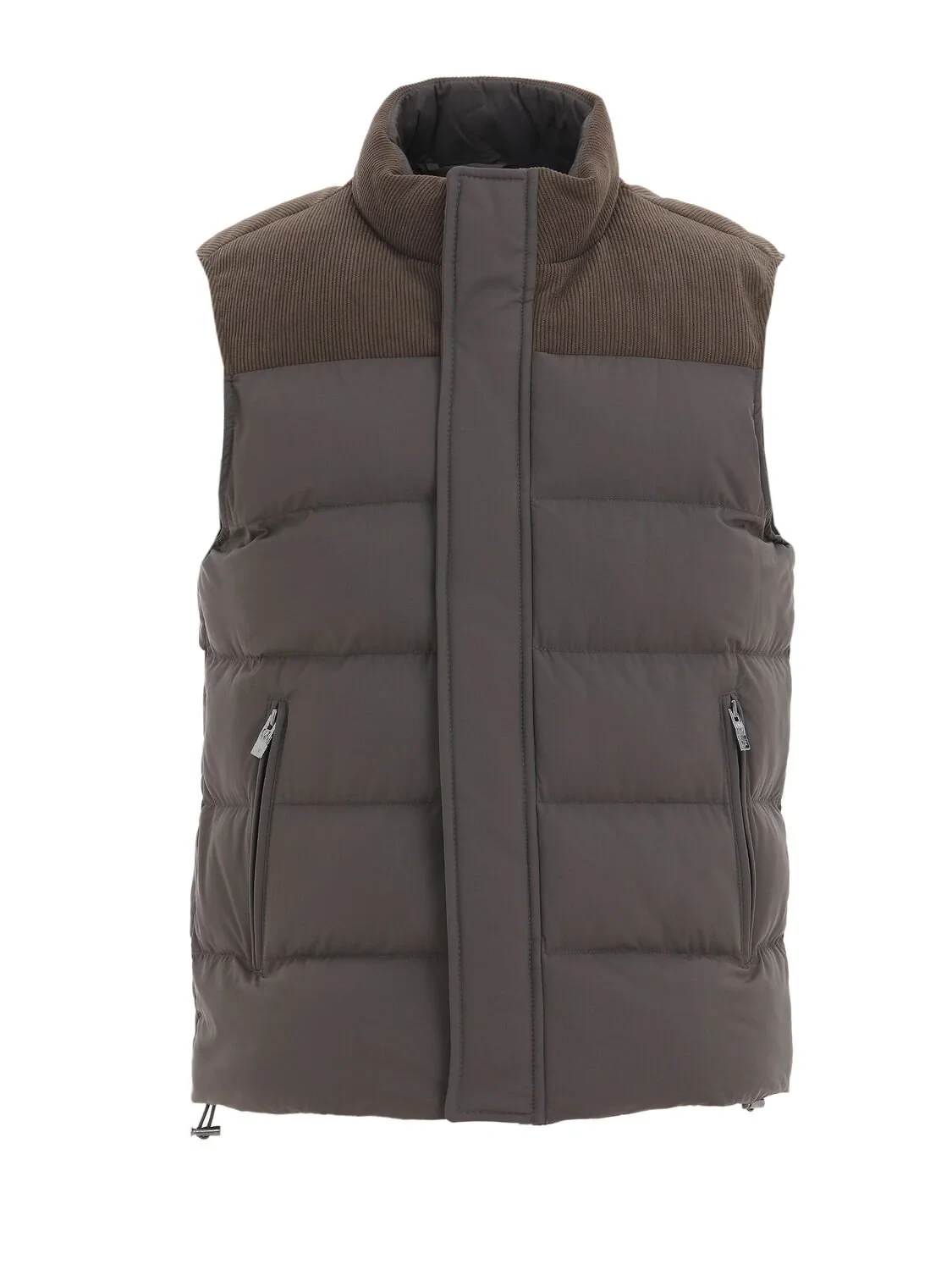 Mink Weaving Puffer Vest - 7