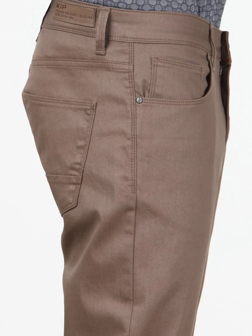 Mink Weaving Regular Fit Casual Cotton Blended Trousers - 2