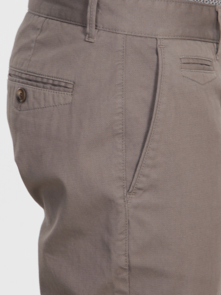 Mink Weaving Regular Fit Casual Cotton Blended Trousers - 4