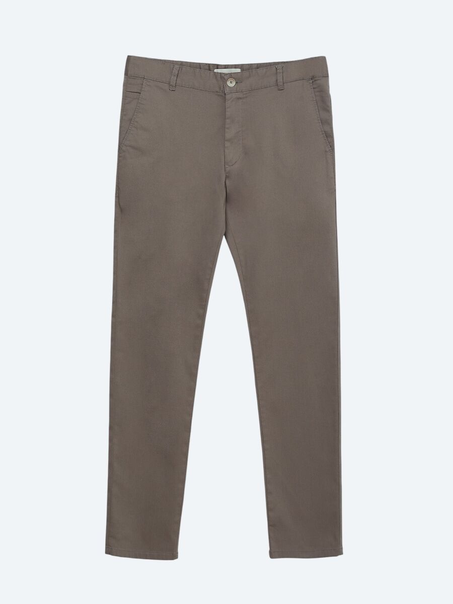 Mink Weaving Regular Fit Casual Cotton Blended Trousers - 5