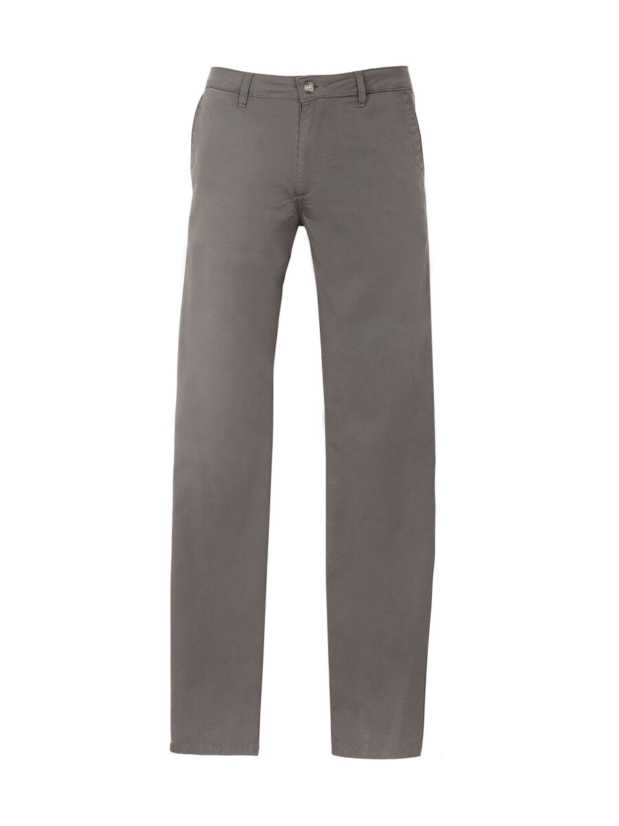 Mink Weaving Regular Fit Casual Trousers - 1