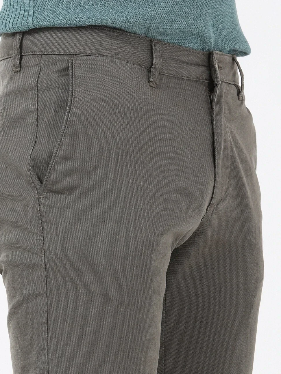 Mink Weaving Regular Fit Casual Trousers - 2