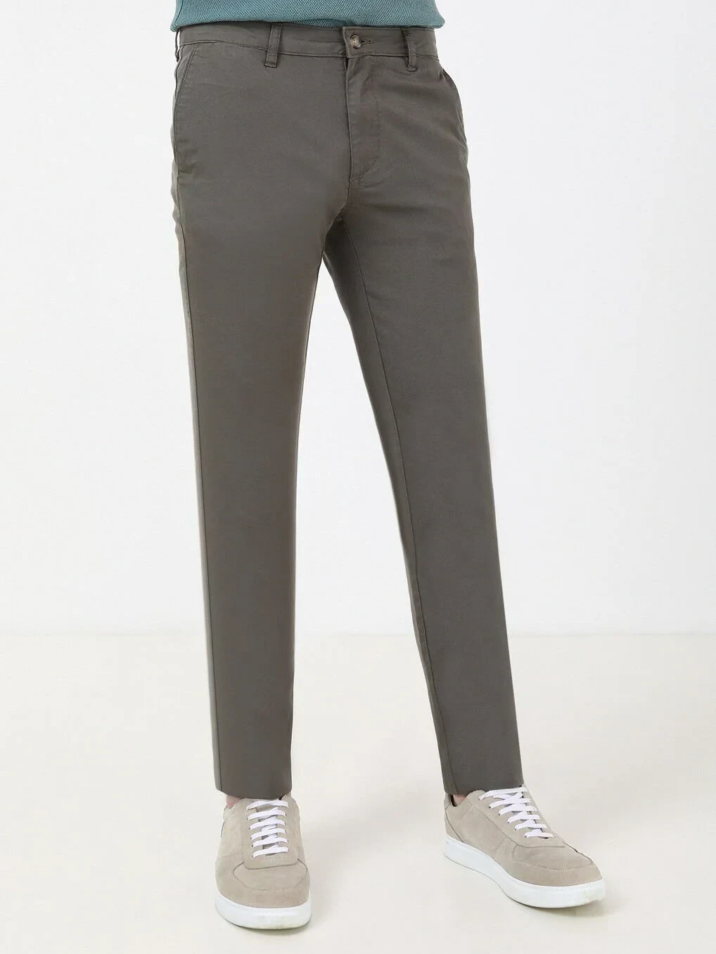 Mink Weaving Regular Fit Casual Trousers - 3