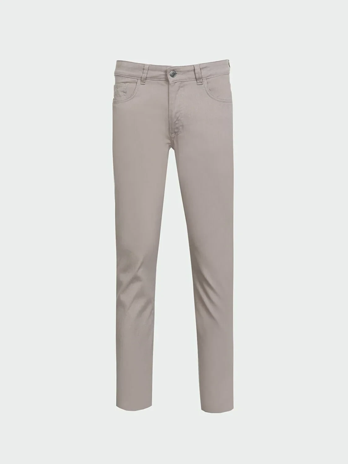 Mink Weaving Slim Fit Casual Cotton Blended Trousers - 6