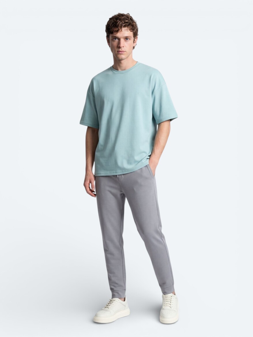 Mint Düz T-Shirt 