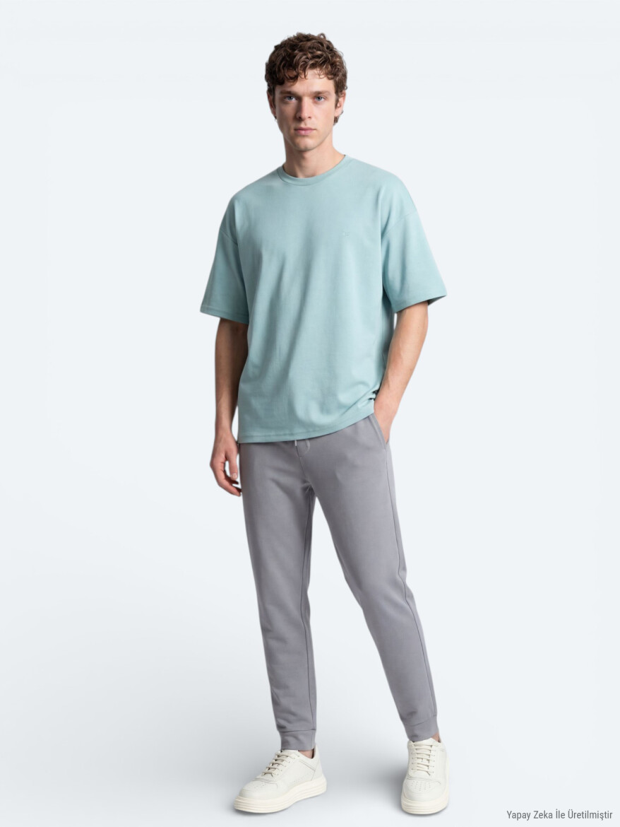 Mint Düz T-Shirt - 2