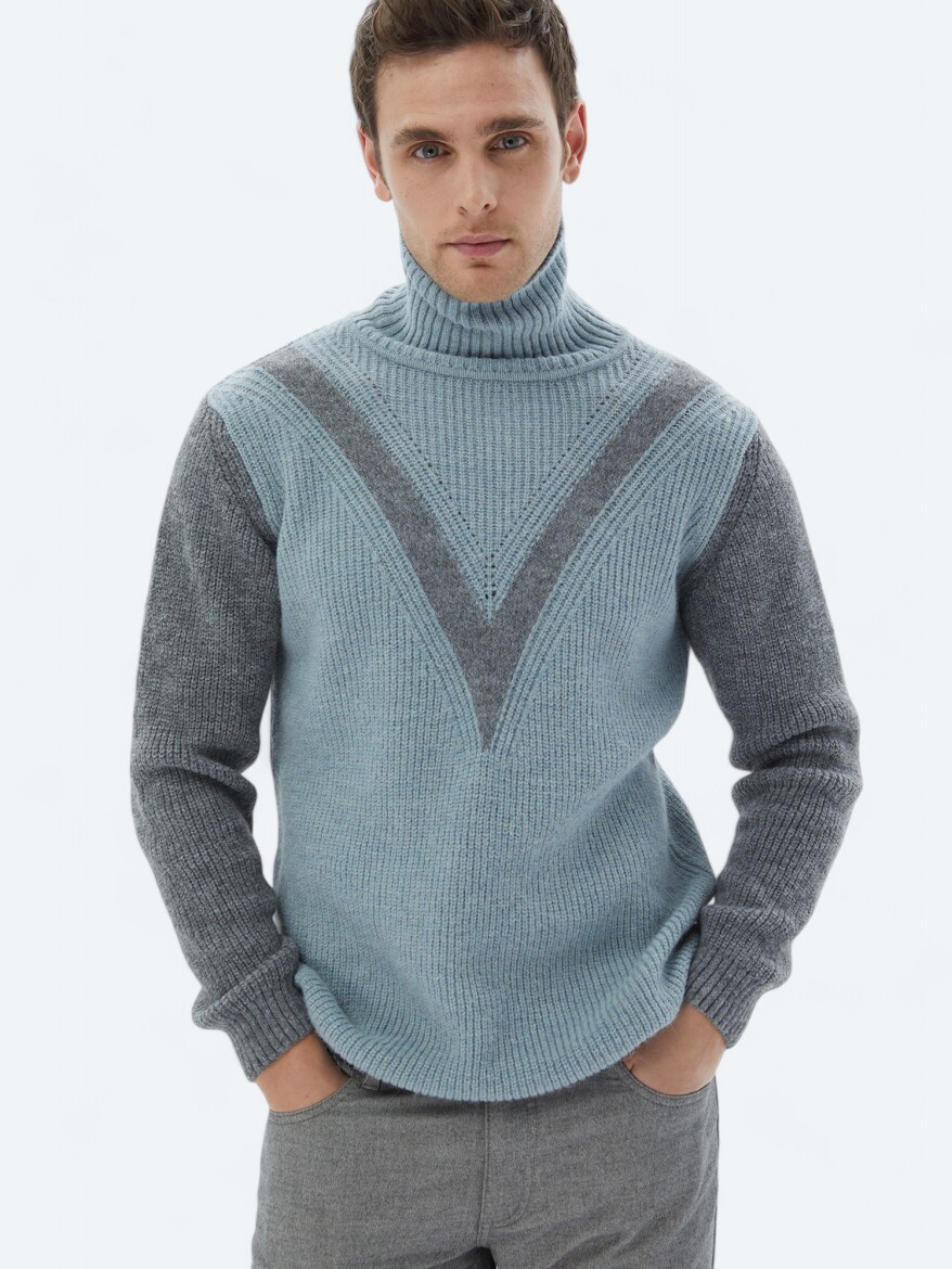 Mint Knitwear Sweatshirt