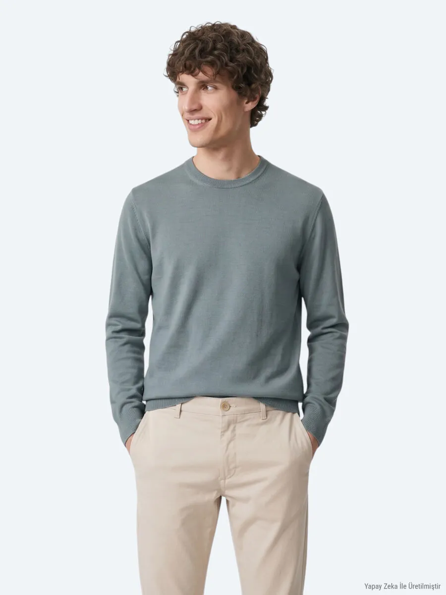 Mint Knitwear Sweatshirt - 5