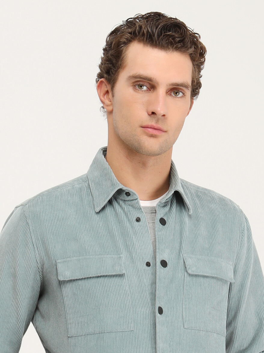 Mint Overshirt - 4