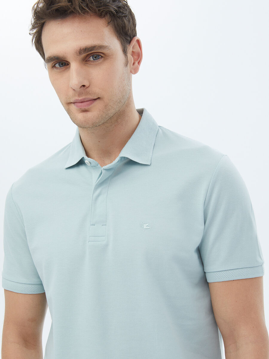 Mint Polo Yaka %100 Pamuk T-Shirt - 10