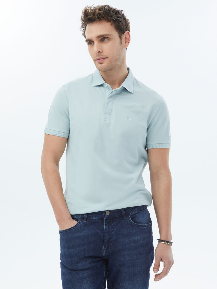 Mint Polo Yaka %100 Pamuk T-Shirt - 11