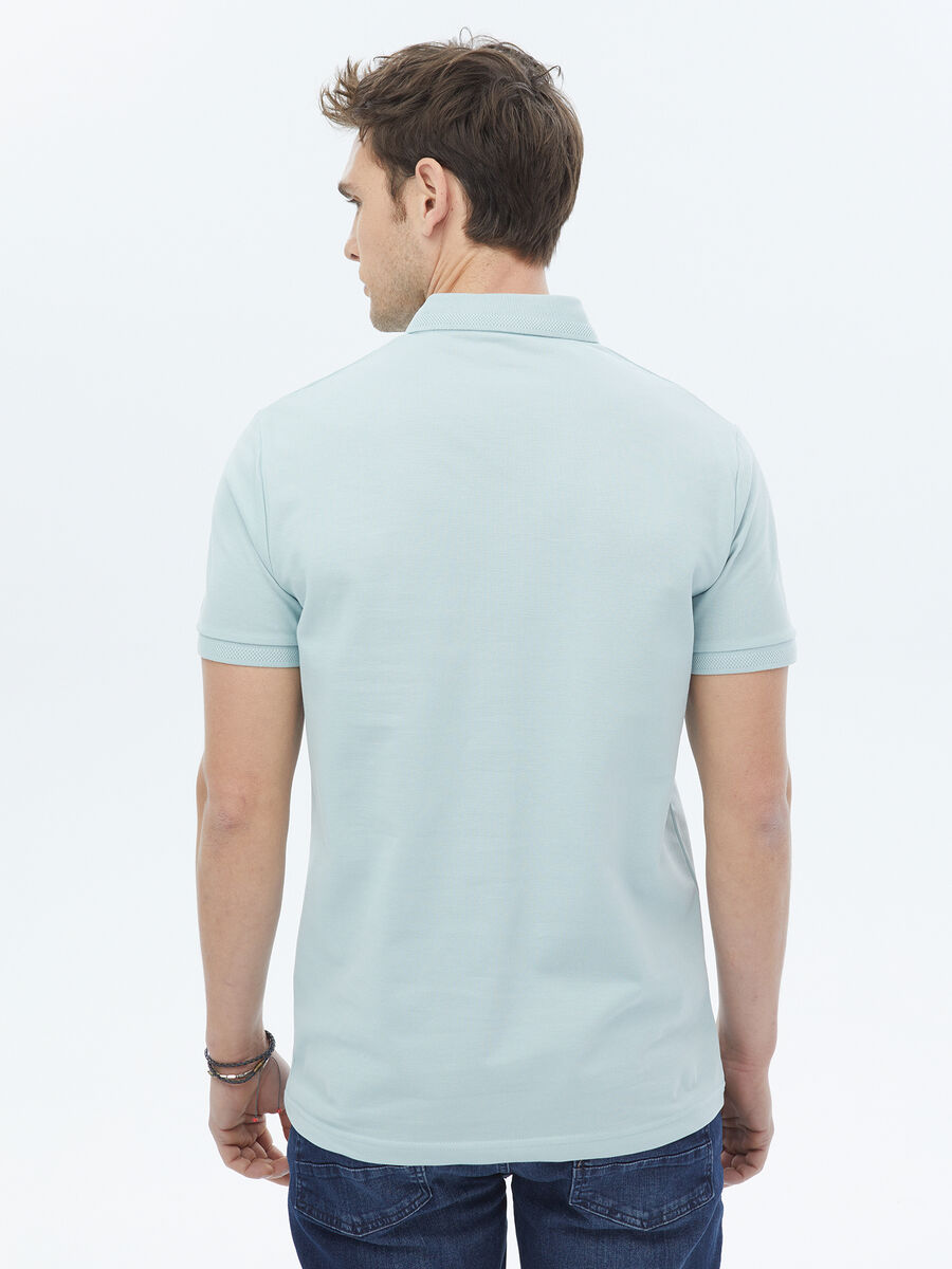 Mint Polo Yaka %100 Pamuk T-Shirt - 13