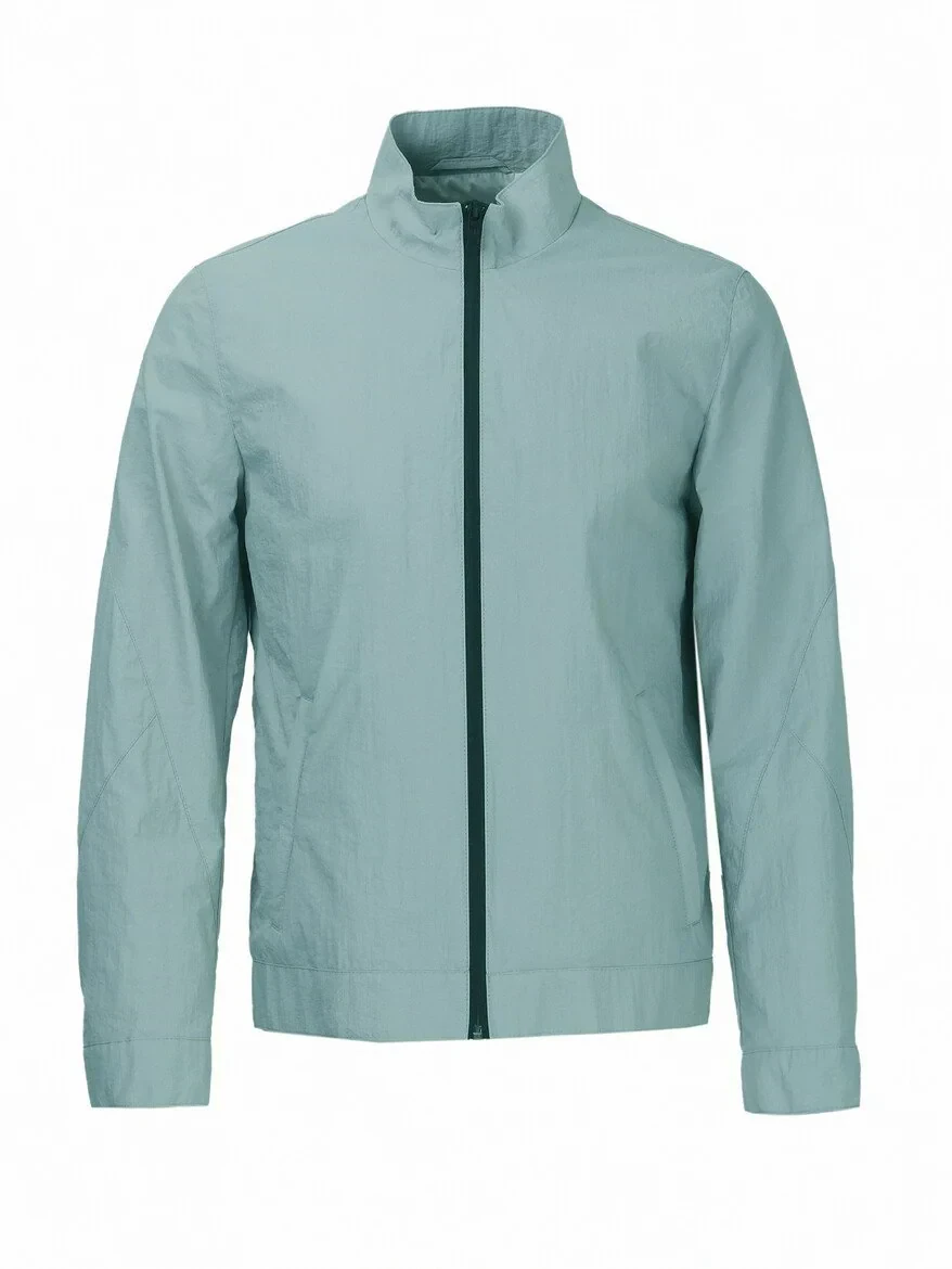 Mint Regular Fit Dik Yaka Casual Dokuma Mont - 6