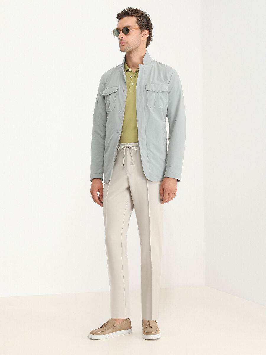 Mint Regular Fit Lightweight Jacket - 2