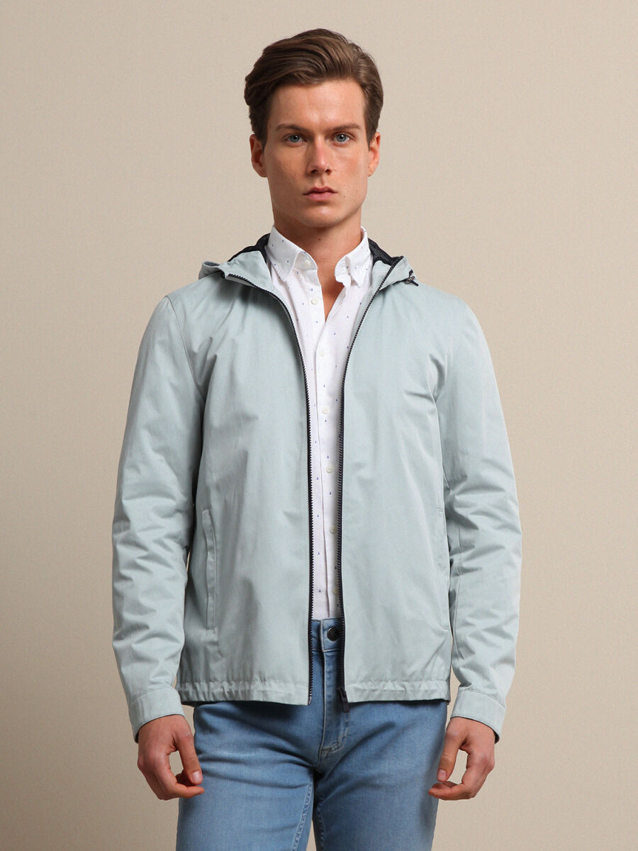 Mint Slim Fit Casual Dokuma Mont - 3