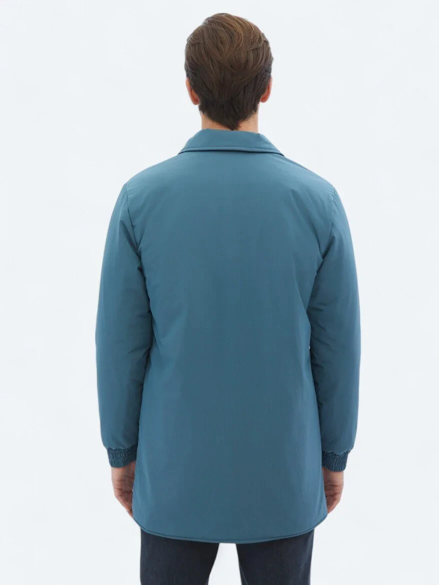 Mint Weaving Rain Coat - 8