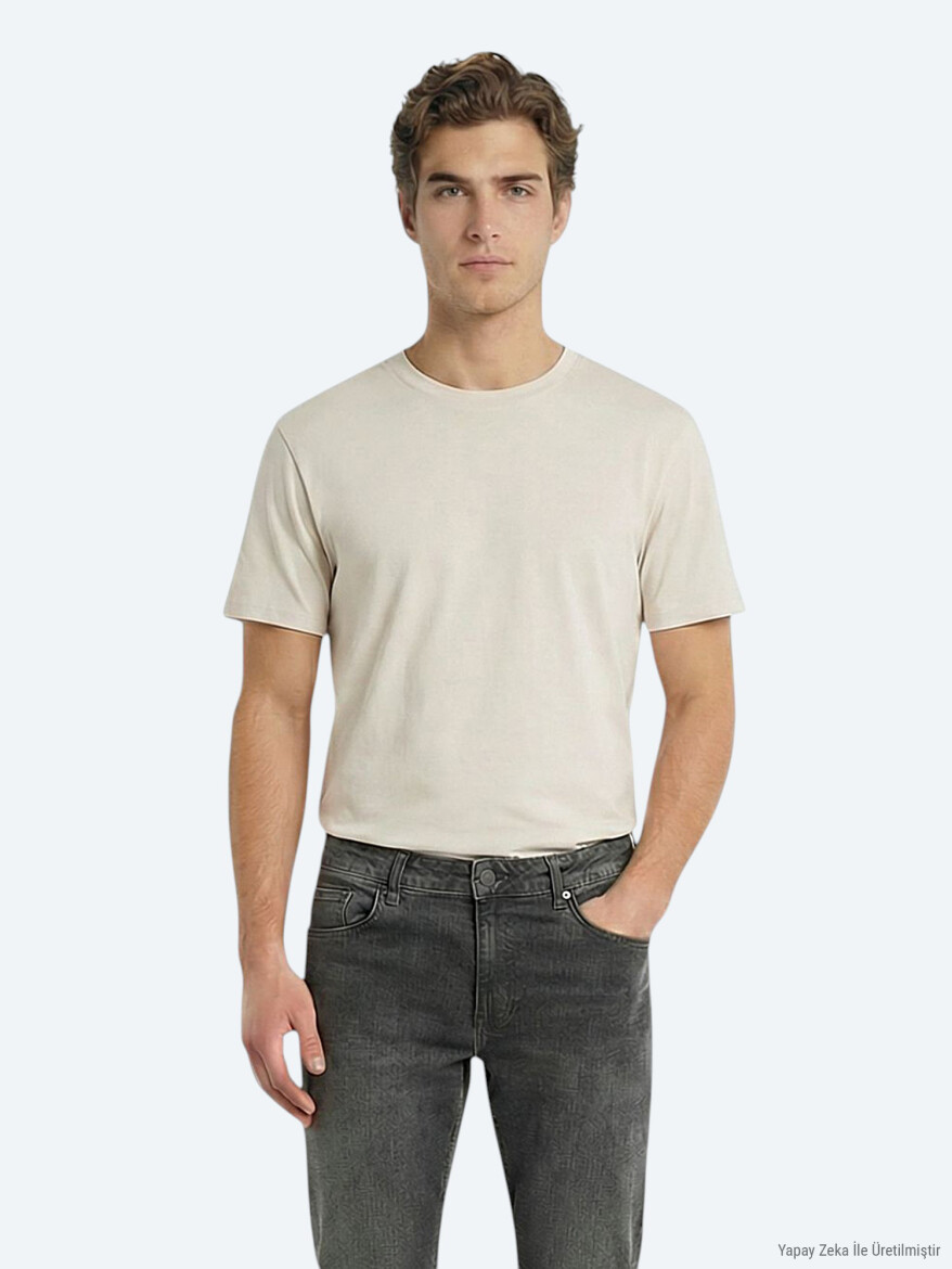 Multicolor 2 5-Pack Plain 100% Cotton T-Shirt - 4