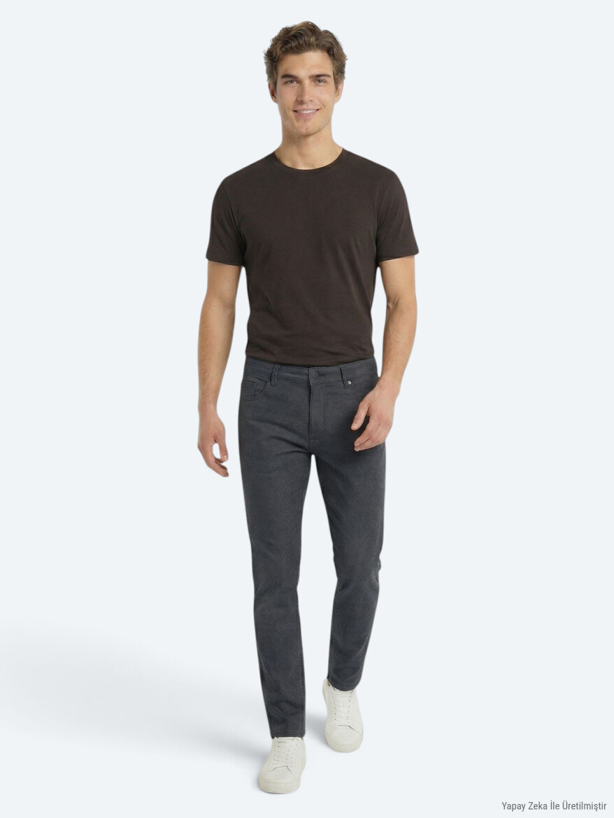Multicolor 5 5-Pack Plain 100% Cotton T-Shirt - KİP