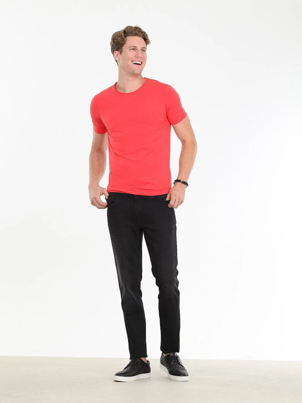 Nar Çiçeği Pamuk Karışımlı T-Shirt - 2