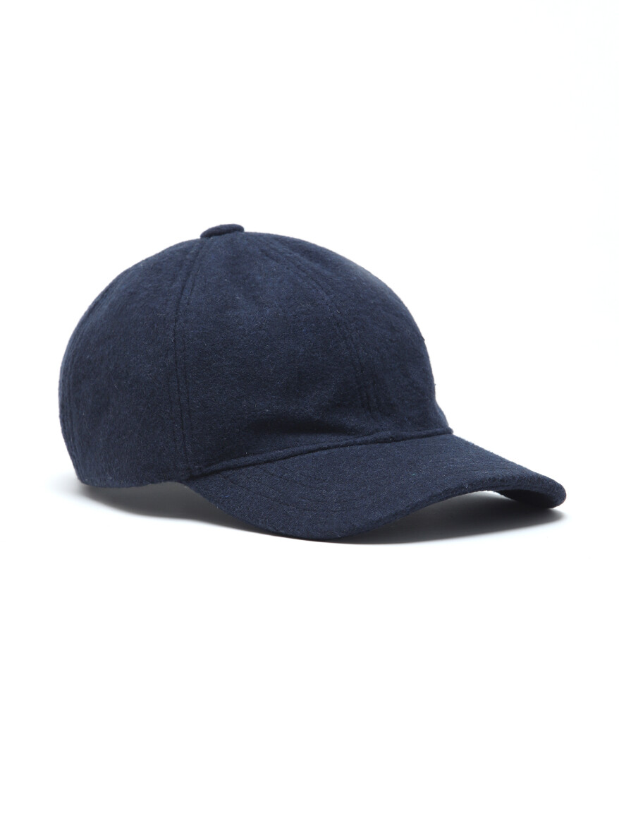 Navy Blue %73 Polyester ,%27 Yün Hat - KİP