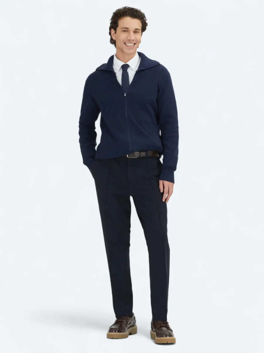 Navy Blue Cardigan - 2
