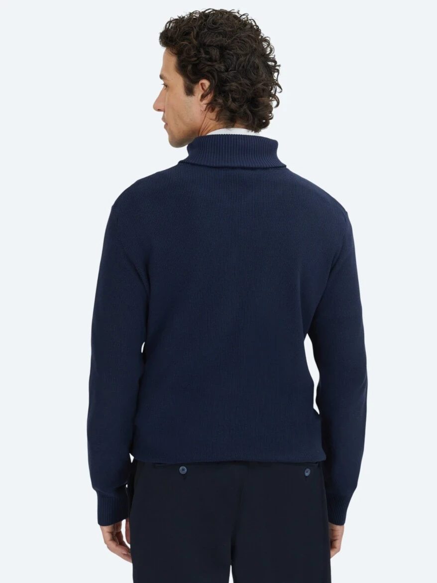 Navy Blue Cardigan - 6