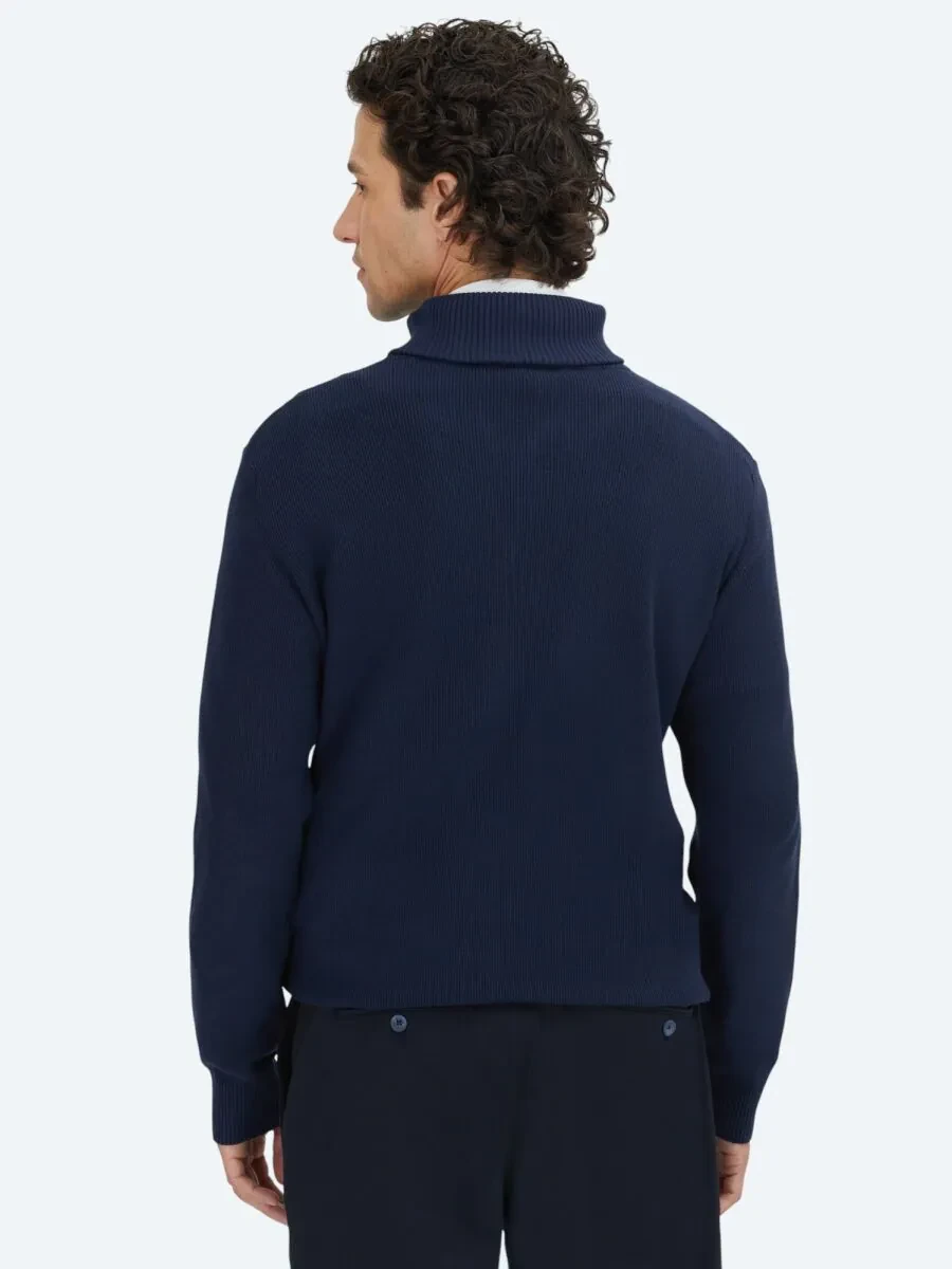 Navy Blue Cardigan - 6