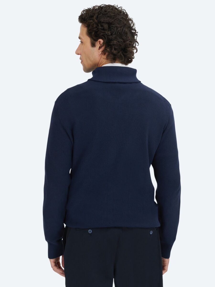 Navy Blue Cardigan - 6