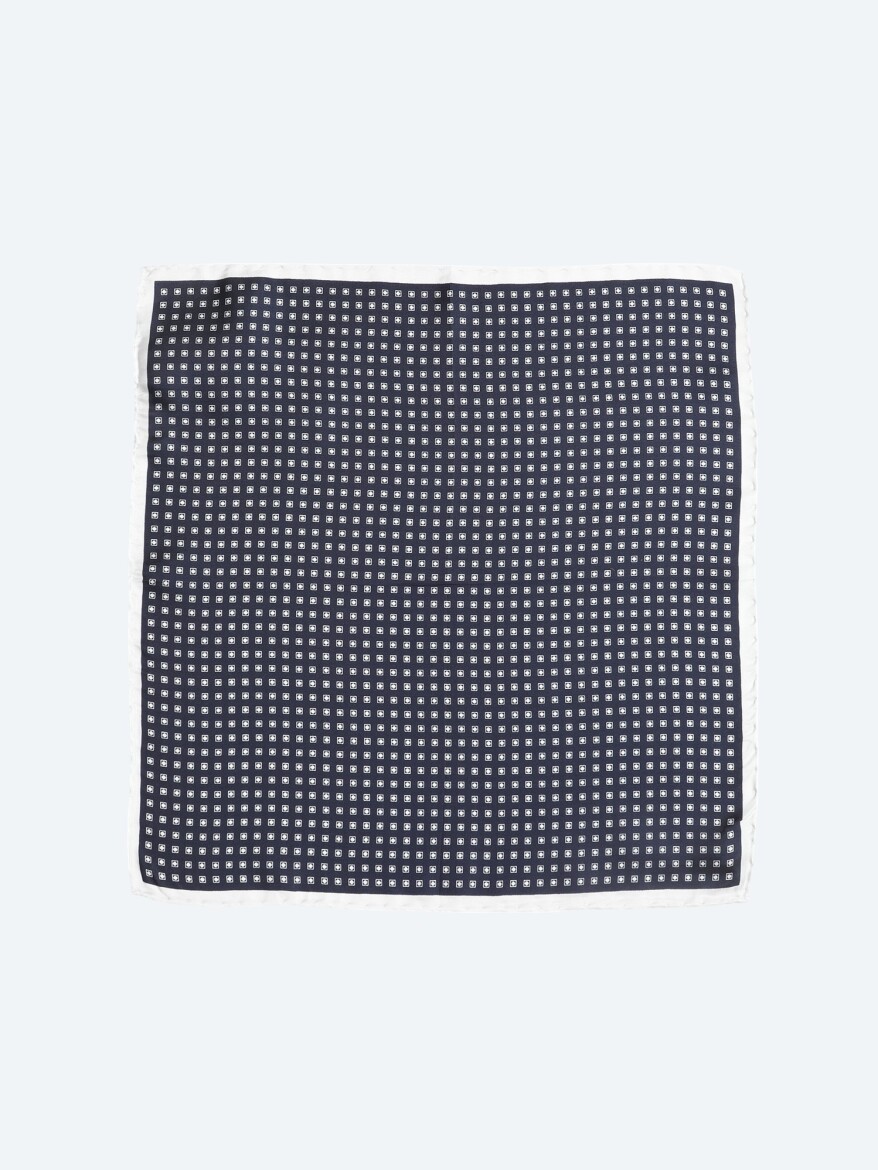 Navy Blue Handkerchief 