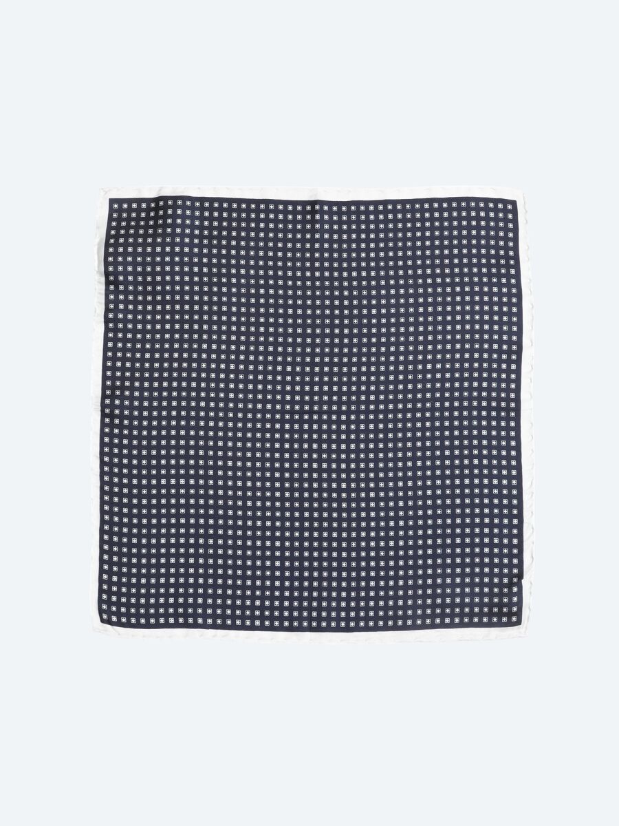 Navy Blue Handkerchief - 1