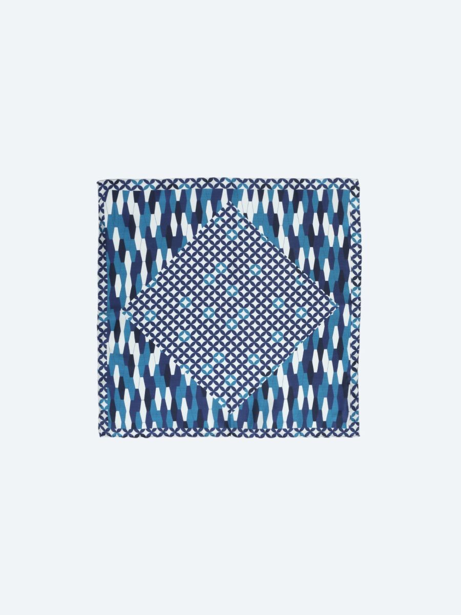 Navy Blue Handkerchief - 1