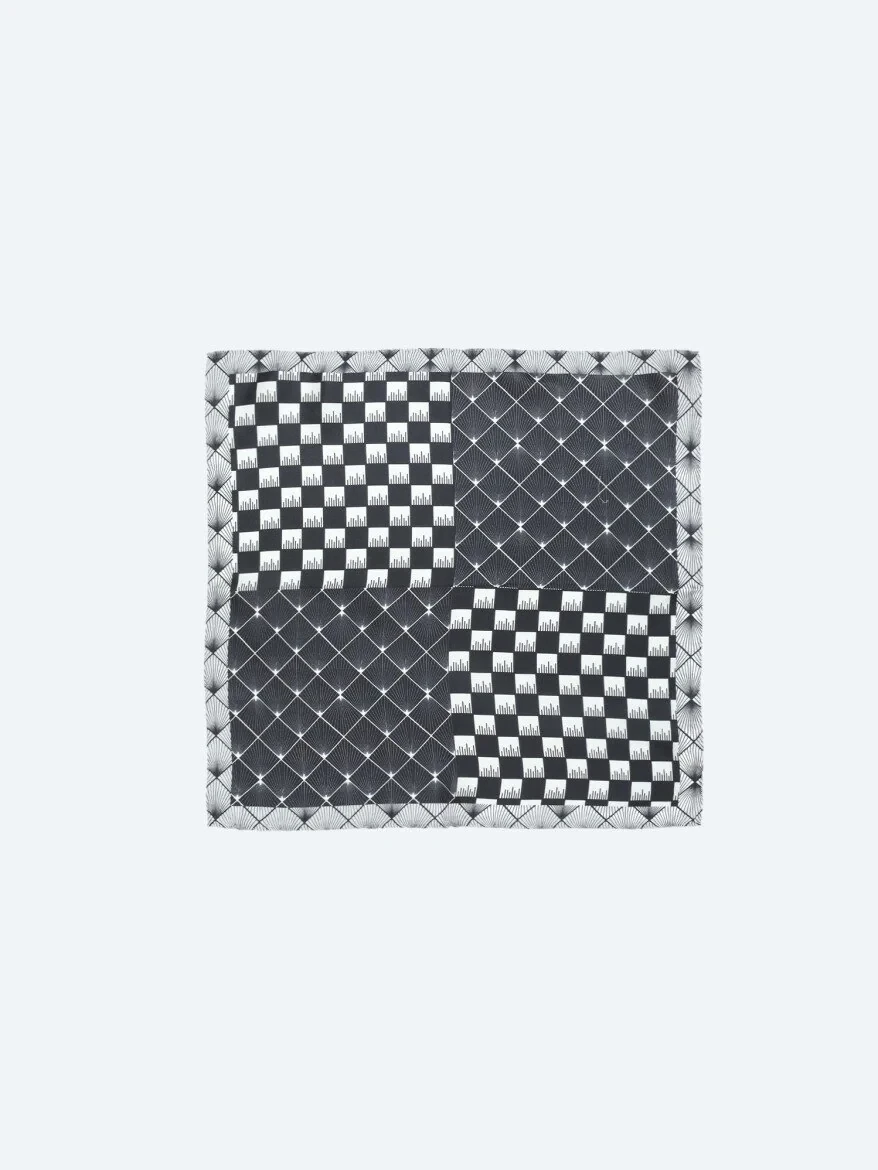 Navy Blue Handkerchief 
