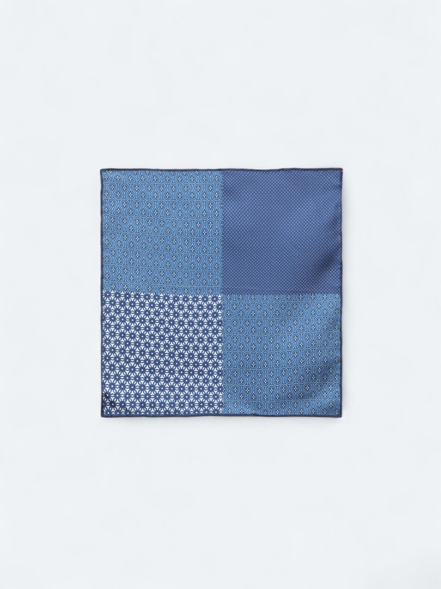 Navy Blue Handkerchief - 1