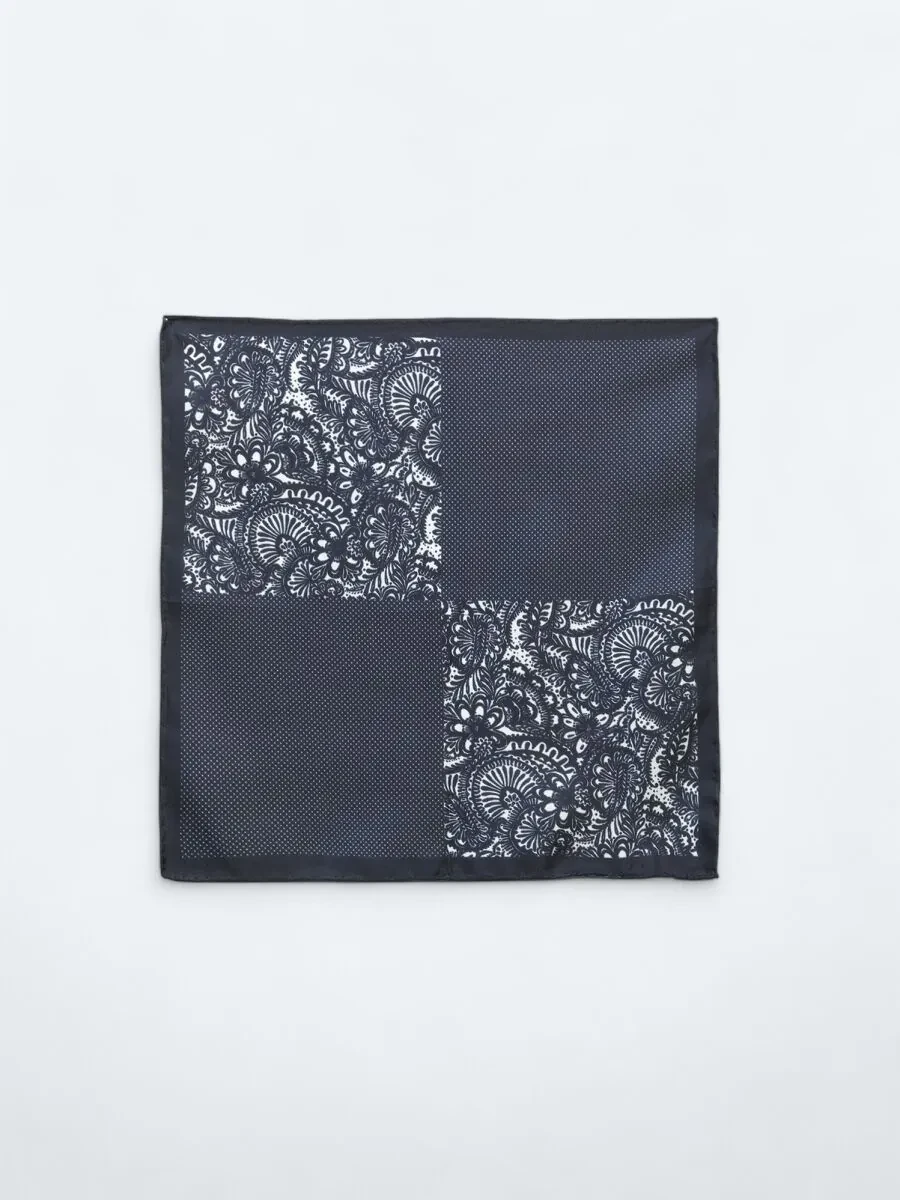 Navy Blue Handkerchief - 1