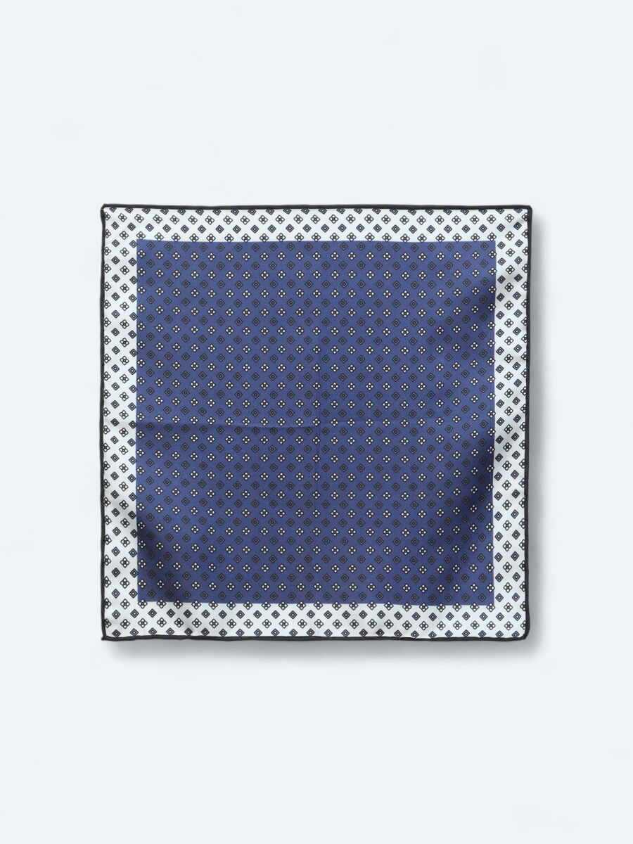 Navy Blue Handkerchief - 1