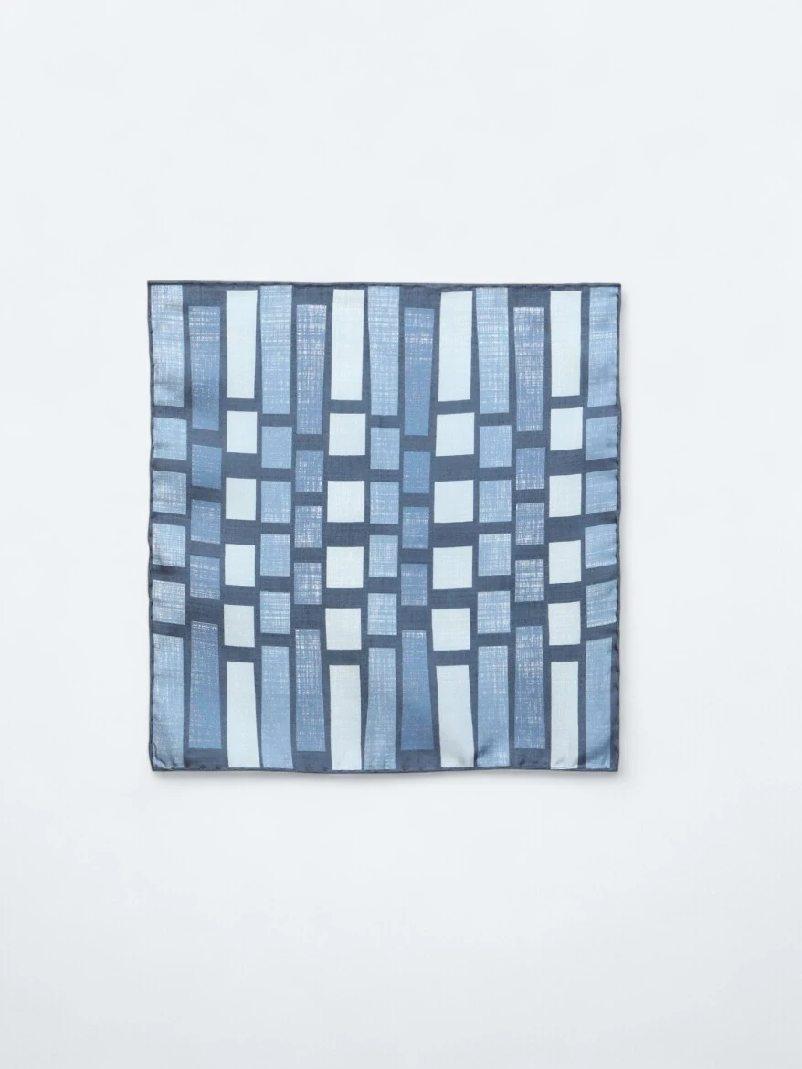 Navy Blue Handkerchief 