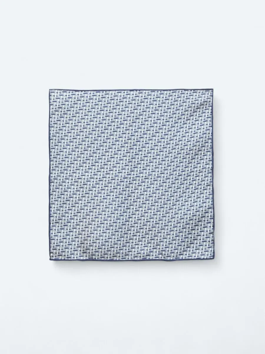 Navy Blue Handkerchief - 1