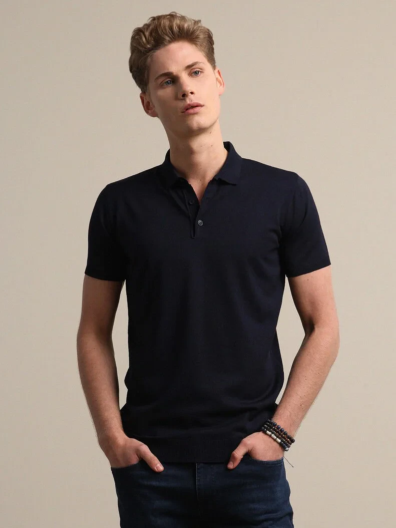 Navy Blue Knitwear - 1