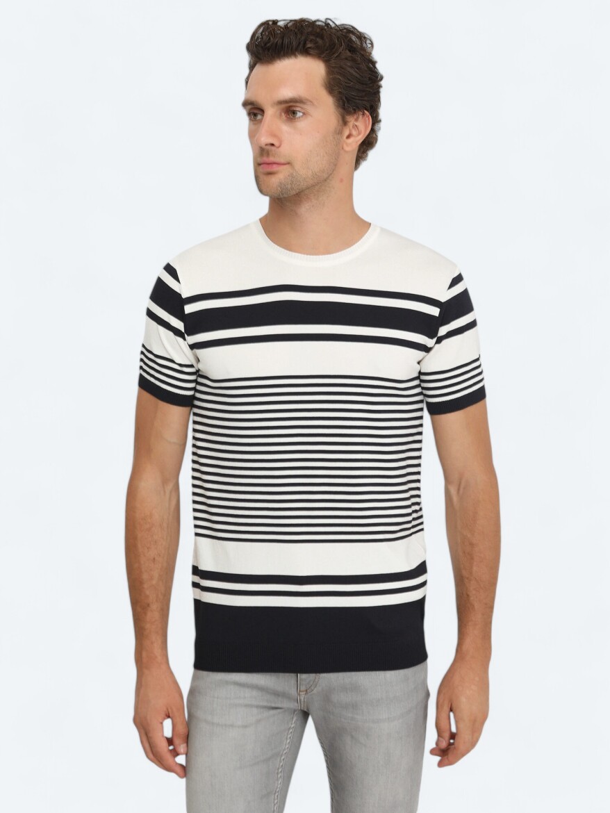 Navy Blue Knitwear - 1