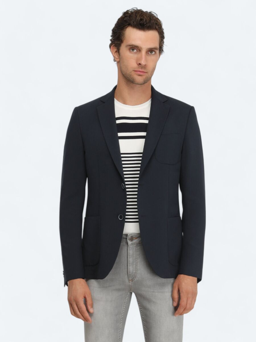 Navy Blue Knitwear - 3