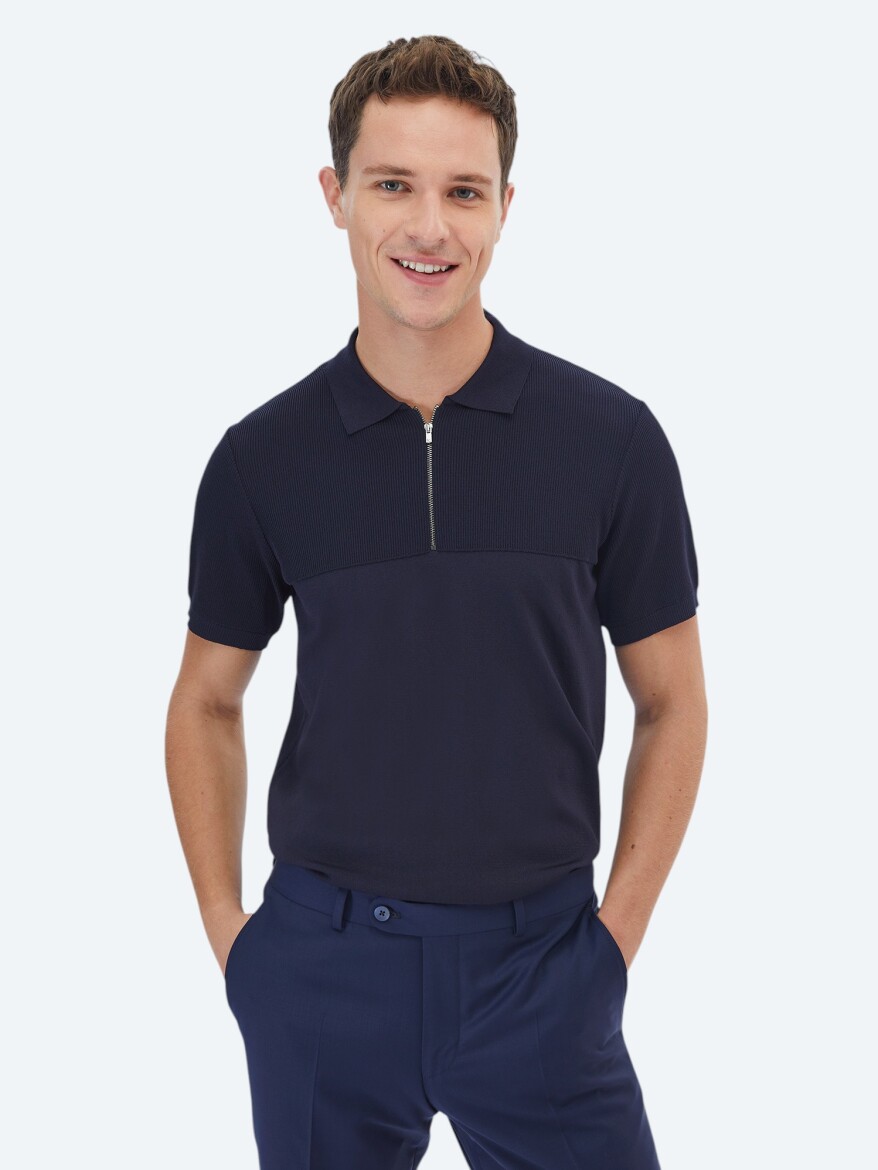 Navy Blue Knitwear 